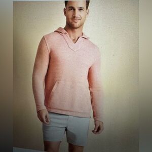 Faherty Men's Whitewash Hoodie Size XS